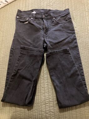 Levi's Black Straight-Leg Jeans